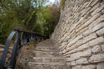 Fototapeta na wymiar rock stairway