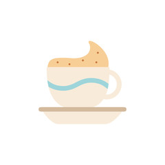 Isolated coffee cup icon flat design