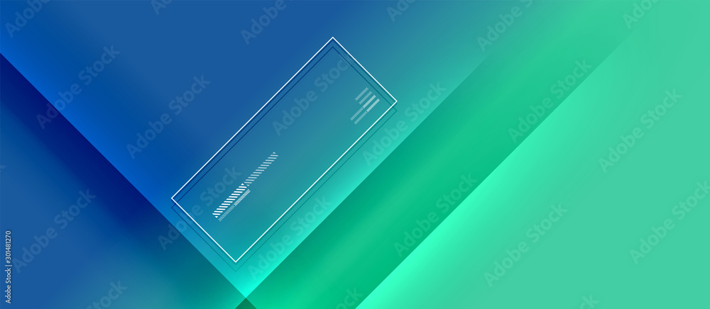 Aufkleber trendy simple fluid color gradient abstract background with dynamic straight shadow line effect. vec