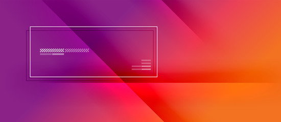 Trendy simple fluid color gradient abstract background with dynamic straight shadow line effect. Vector Illustration For Wallpaper, Banner, Background, Card, Book Illustration, landing page