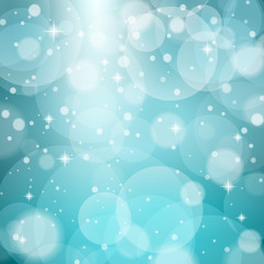 Christmas snowflakes on colorful background. Vector illustration.