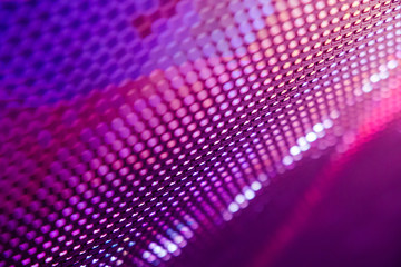 CloseUp LED blurred screen. LED soft focus background. abstract background ideal for design.