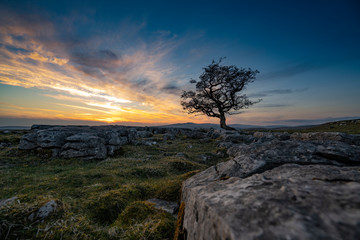 Sunsets over Winskill Stones Settle Yorkshire 08