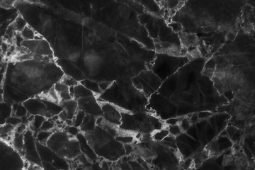 Black marble texture with natural pattern high resolution for wallpaper. background or design art work