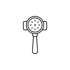 Isolated coffee strainer icon line design