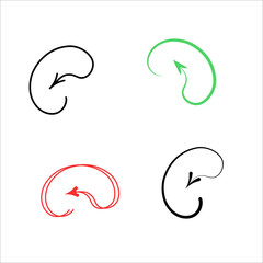 Collection, set of arrows.