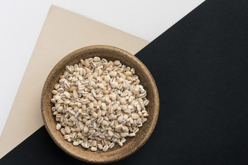 Pearled Barley in a Bowl