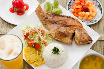 Pescado frito