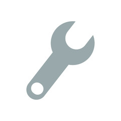 tools wrench in white background