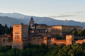 Granada Alhambra panoramic view