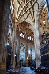 Obraz premium Cathedral of Segovia interior
