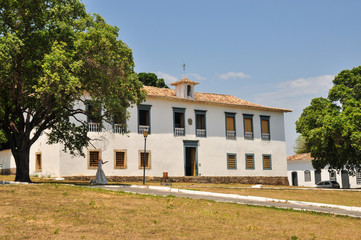 great old house colonial style in central brazil