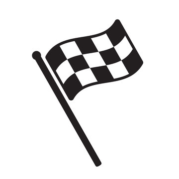  Racing Flag Icon Vector Design Illustration