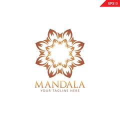 Fototapeta na wymiar Elegant Ornament / Luxury Golden Mandala logo design vector