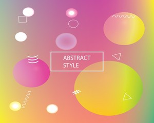 Inspiring colorful modern background.