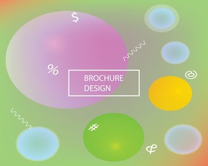 Gradient smooth mesh background.