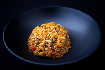 Vegetable dhal - lentil dhal with tomato, brown lentils