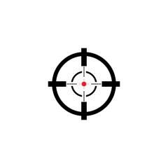 Obraz premium target vector icon illustration design template