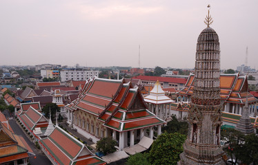 The inner buildings of Wat Arun, Bangkok, Thailand