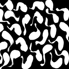 Brush texture pattern. Grunge vector.