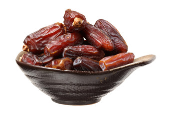 Dates on white background