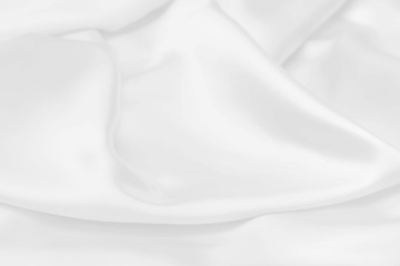 white satin fabric texture soft blur background