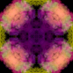 Abstract smoke isolated on black background,Rainbow powder,seamless light pattern