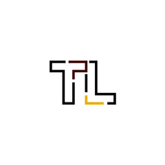 Letter TL logo icon design template elements