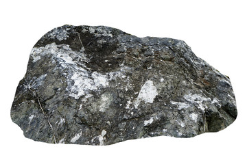 stones white background. Clipping Path