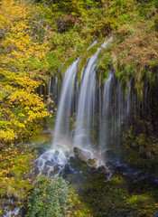 Fototapeta na wymiar Mossbrea Waterfall in Dunsmuir California