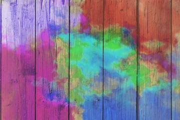 Abstract colorful pastel with gradient multicolor toned textured  on wood background, ideas graphic...
