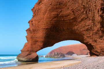 Archways at Legzira beach.
