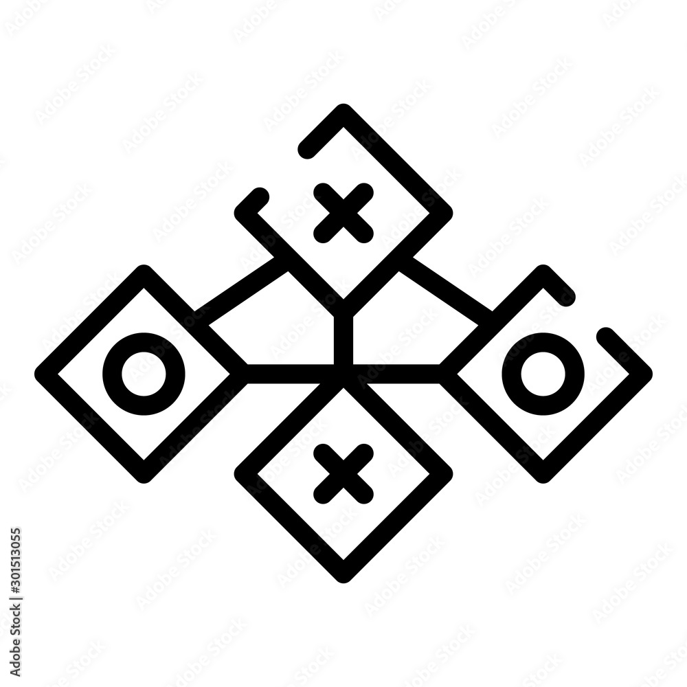 Poster connect to servers icon. outline connect to servers vector icon for web design isolated on white bac
