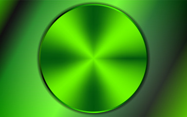 Abstract green texture metal background. Bright metallic color effect with strong shapes. Vector design template for use frame, wallpaper, cover, banner, flyer, presentation