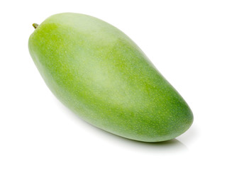 Mangos on a white background