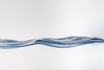 Nice abstract blue water splash on white background