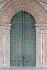 Monreale Cathedral, the Portal of Bonanno Pisano