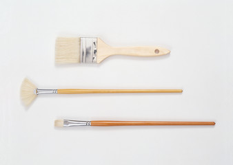 Fototapeta premium paintbrush on white background