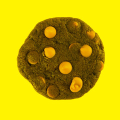 Cookies or Chocolate chips cookies with concept design.