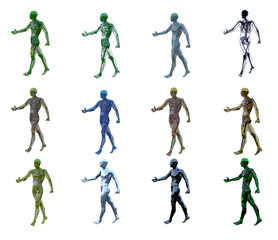 Fototapeta na wymiar 3d rendering illustration of human anatomy