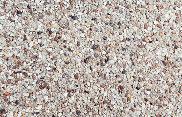 White washed gravel stone texture pattern background