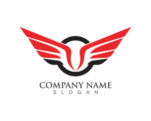wings logo symbol for a professional designe