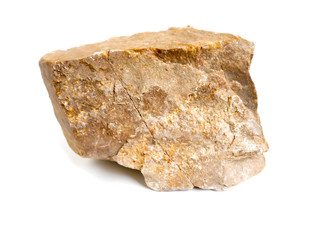 stone on a white background