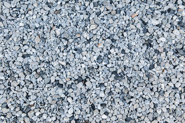 Grey washed gravel stone texture pattern background