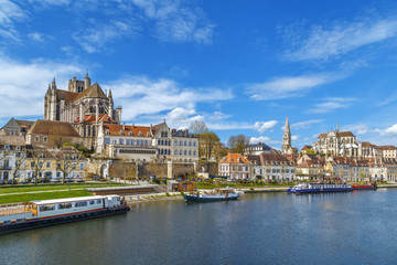 View of  Auxerre, France