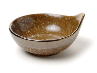 bowl of china on white background