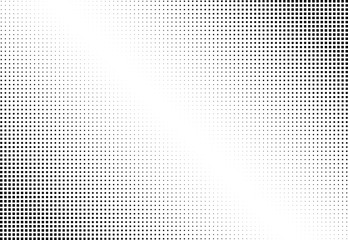 Abstract halftone dotted background. Monochrome pattern with square.  Vector modern futuristic texture for posters, sites, business cards, postcards, interior design, labels and stickers.