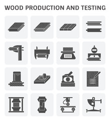 Wood sawmill icon