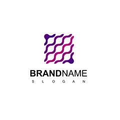 Technology Logo Design Vector