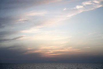 Sea of Azov at sunset